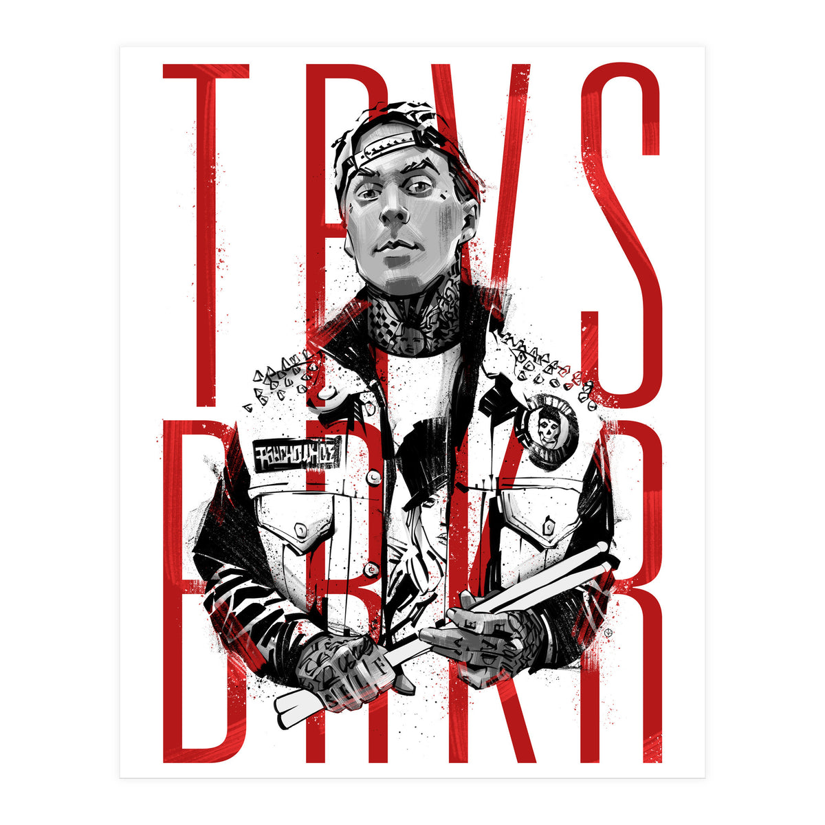 Travis Barker (Print Only)