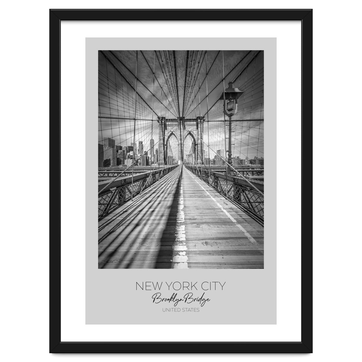 In focus: NEW YORK CITY Brooklyn Bridge