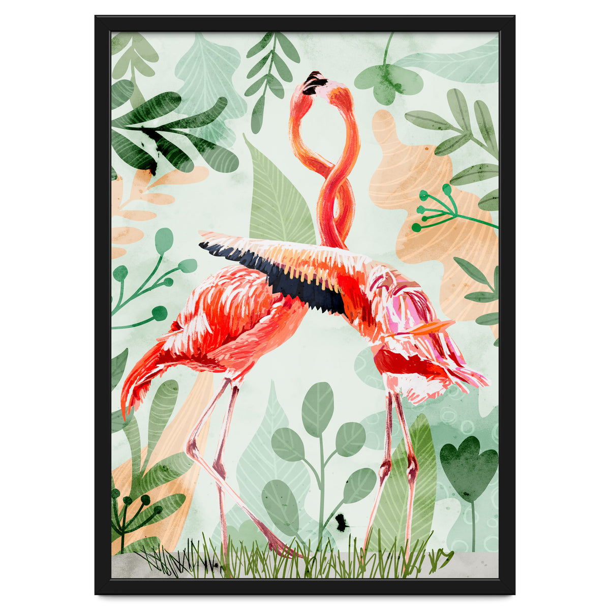 Flamingo Love