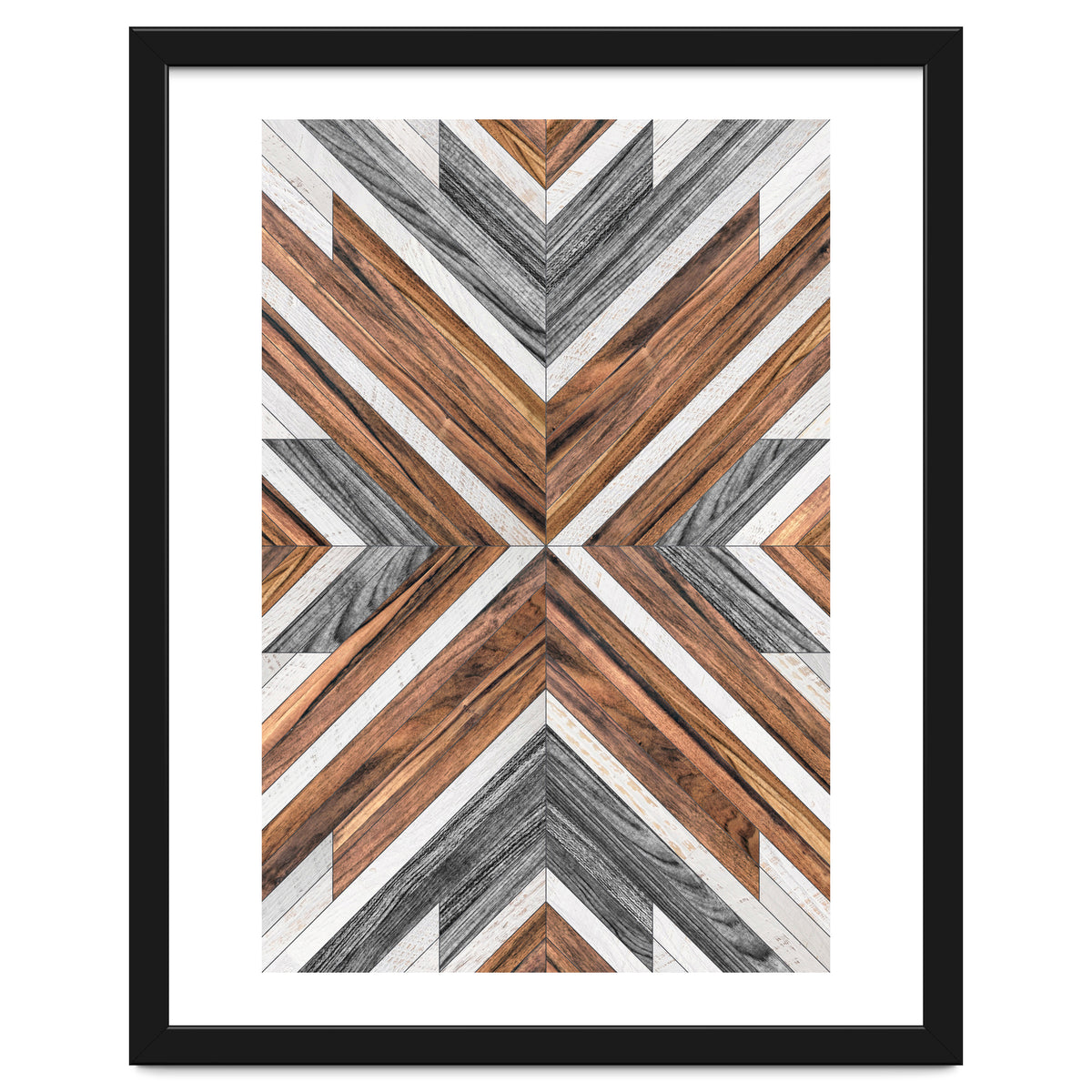 Urban Tribal Pattern No.4 - Wood
