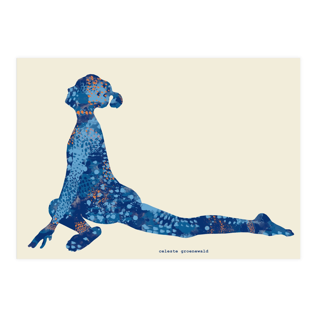 Eka Pada Rajakapotasana | Pigeon Pose (Print Only)