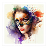 Watercolor Carnival Woman #11 (Print Only) thumbnail