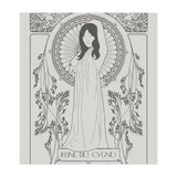 Reine Des Cygnes Grey (Print Only) thumbnail
