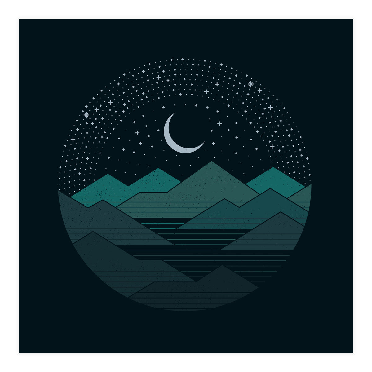 Between The Mountains And The Stars (Print Only)