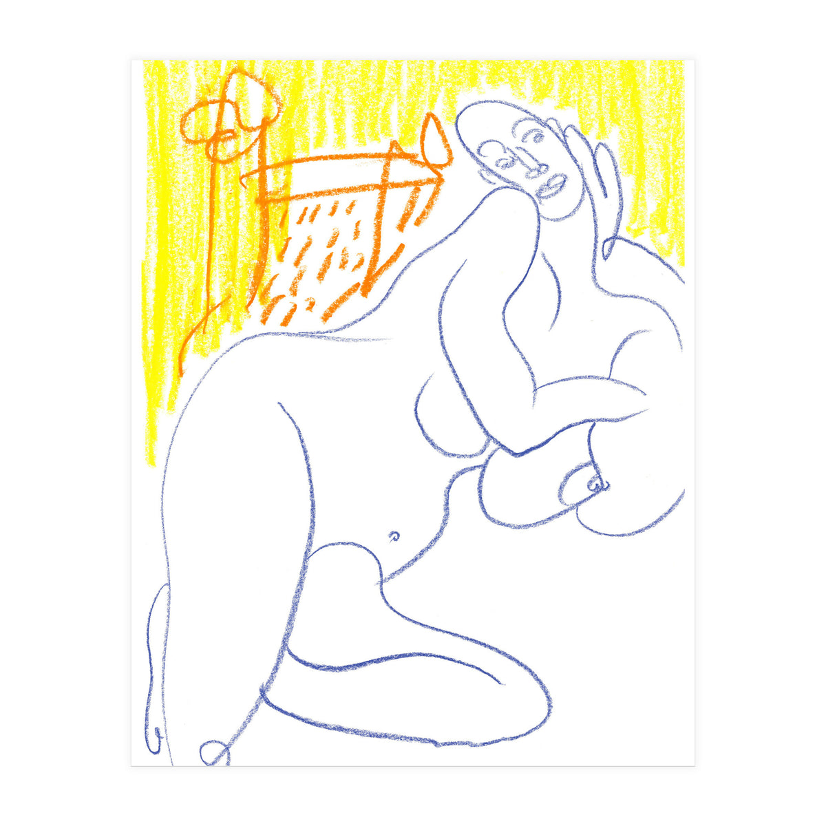 Me On The Chair #1 (Print Only)