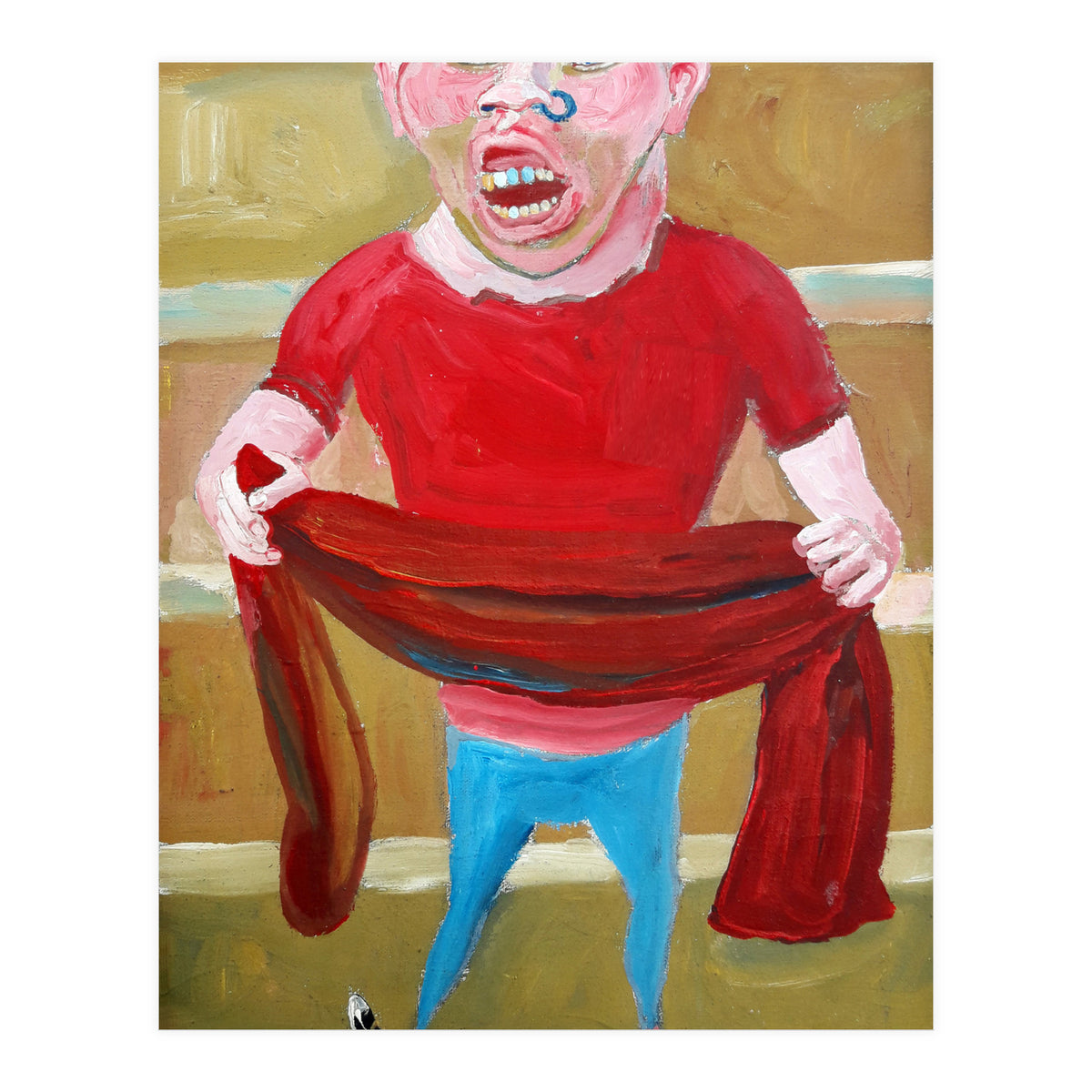 the soccer fan (Print Only)