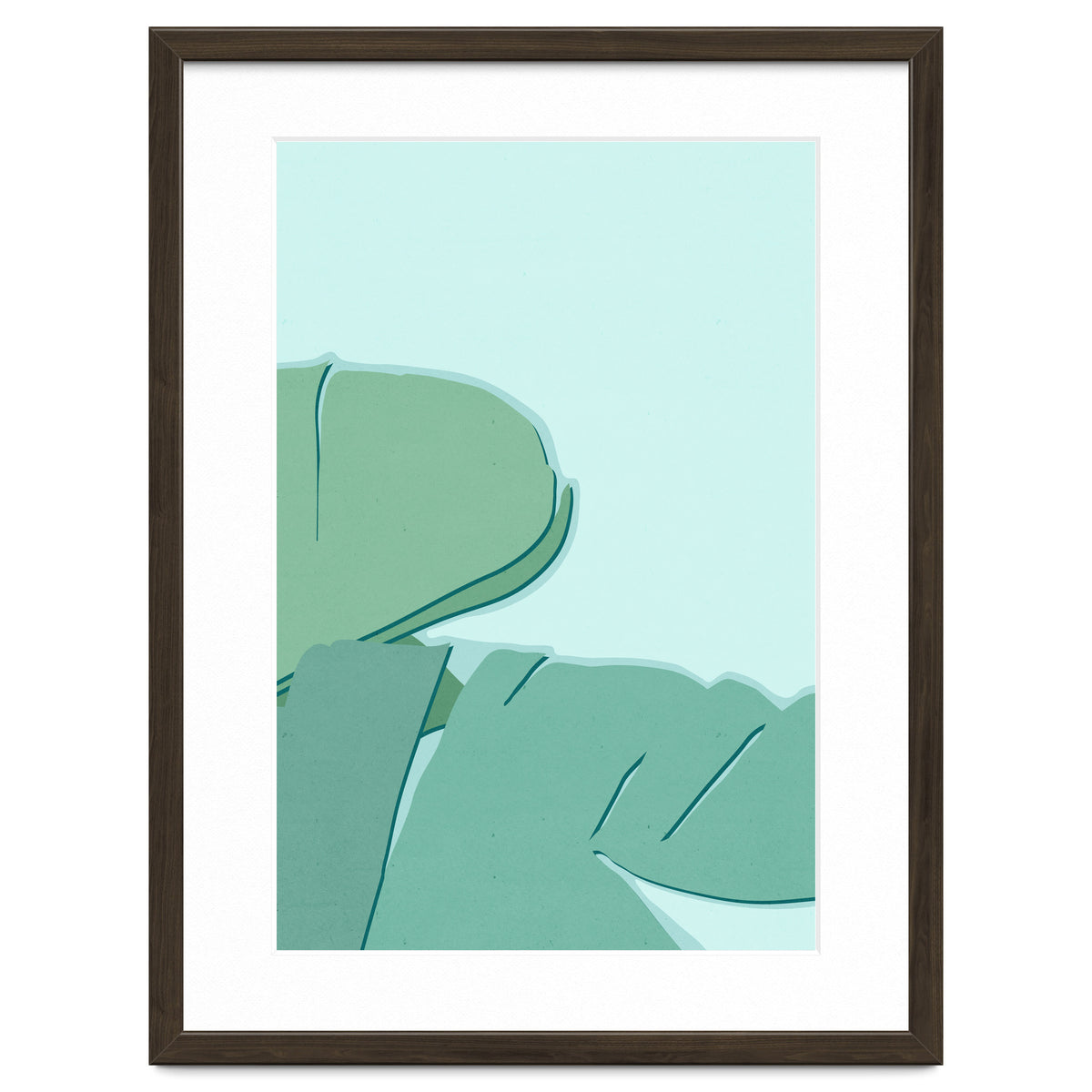 Abstract Banana Leaves Two - Greener Eden