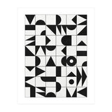 My Favorite Geometric Patterns No.10 - White (Print Only) thumbnail