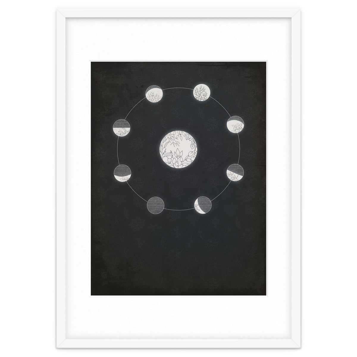 Floral moon phases