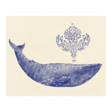 Damask Whale (Print Only) thumbnail