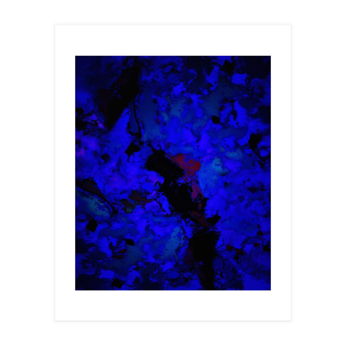 A Dark Blue Crash (Print Only)