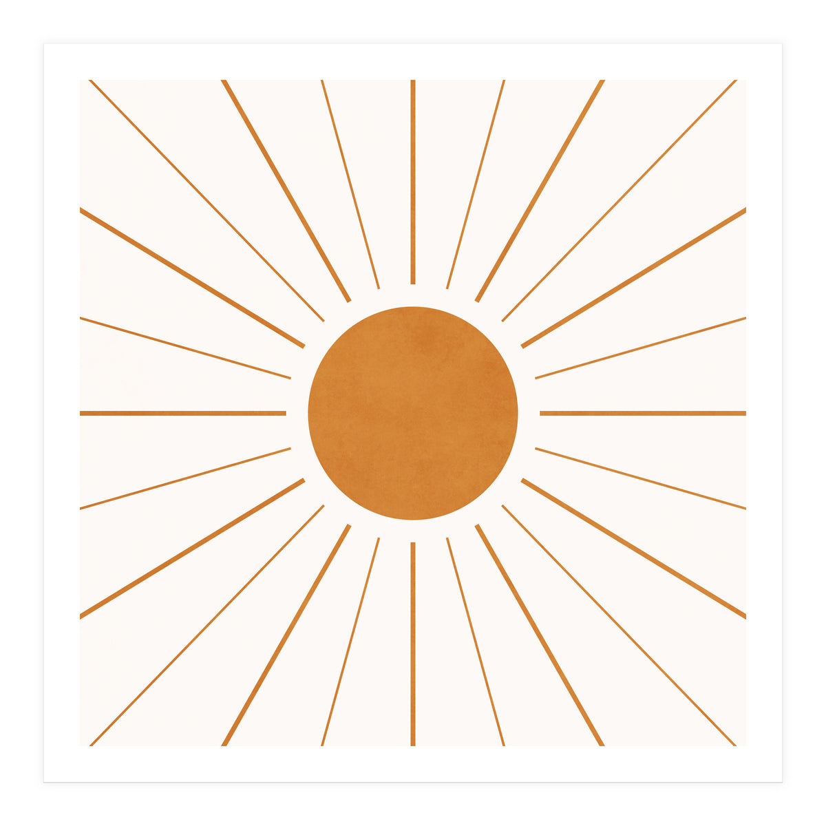 SUN IN LINES (Print Only)