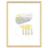 Watercolor Shapes No. 3 | Illuminating Yellow & Ultimate Grey thumbnail