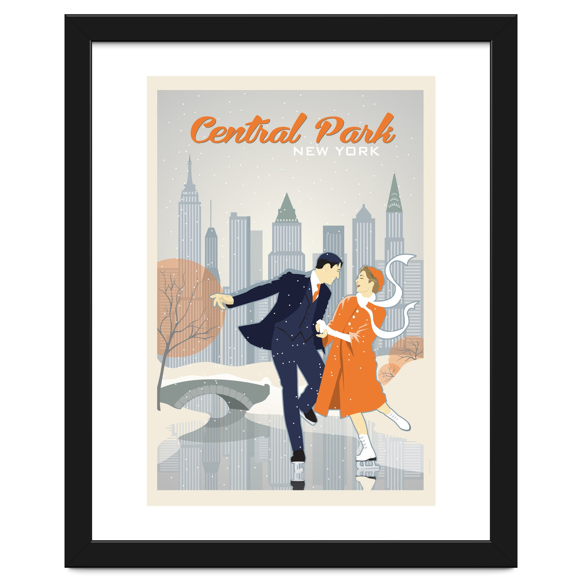 Skating in Central Park