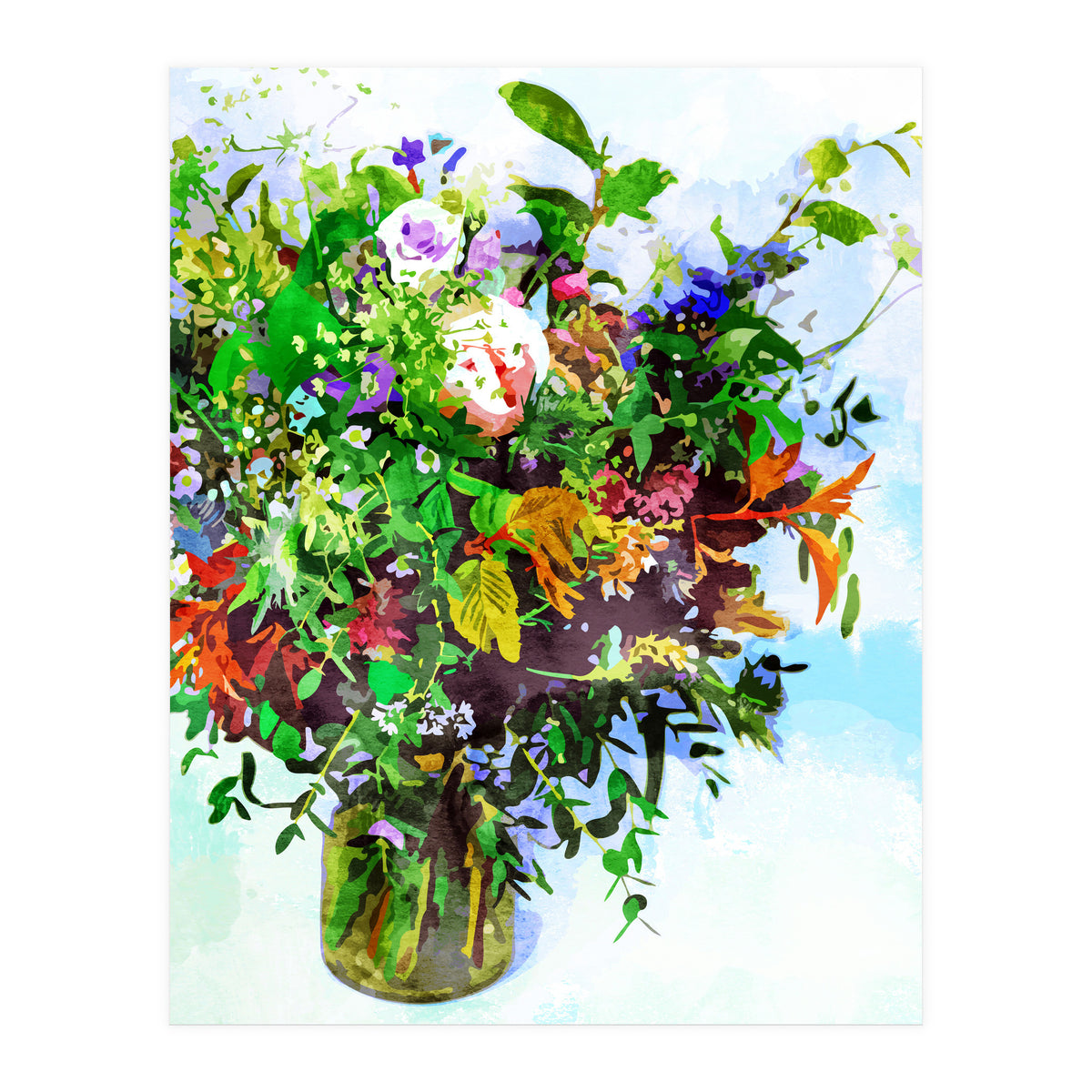 I Must Have Flowers, Always & Always (Print Only)