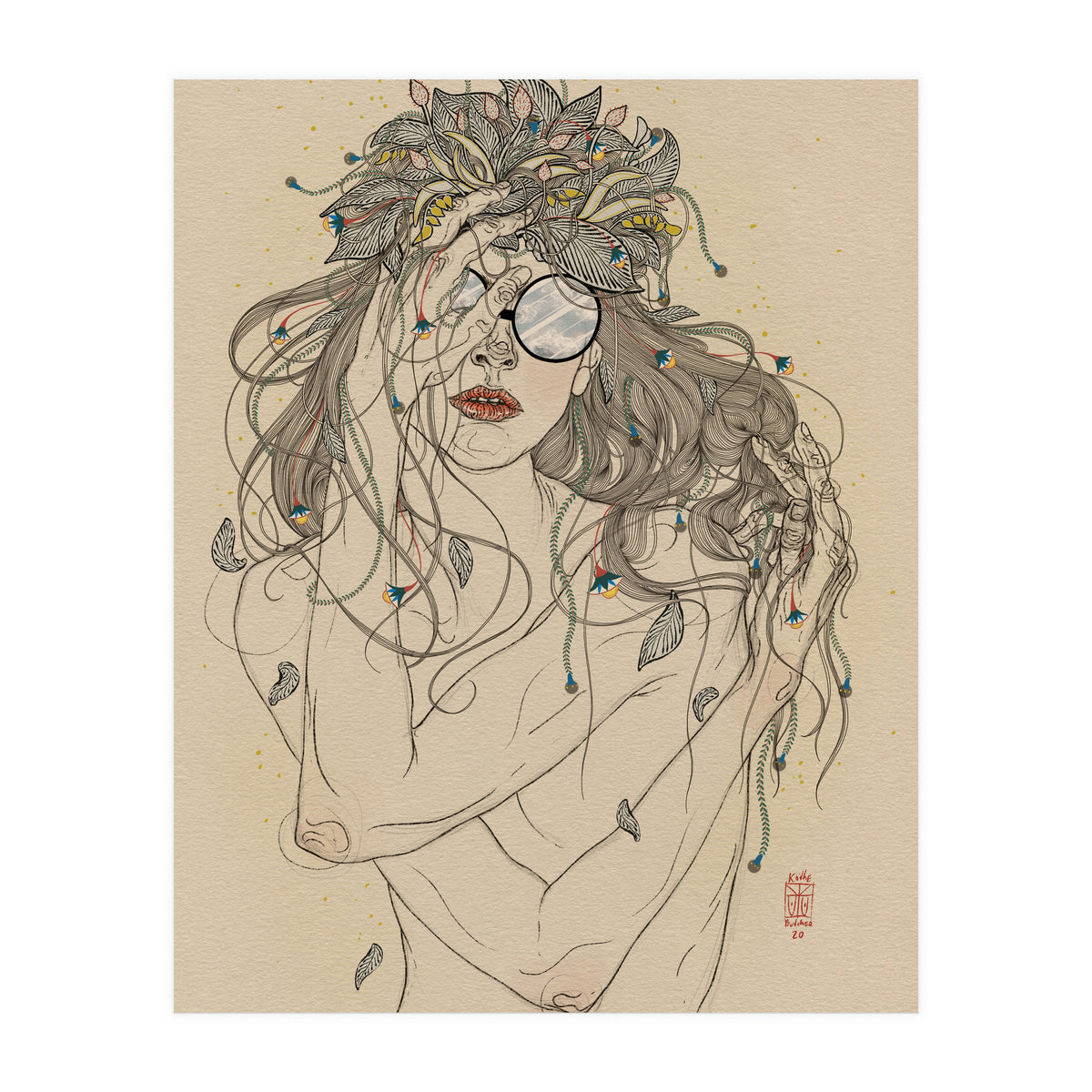 Let's watch the clouds together soon (Print Only)