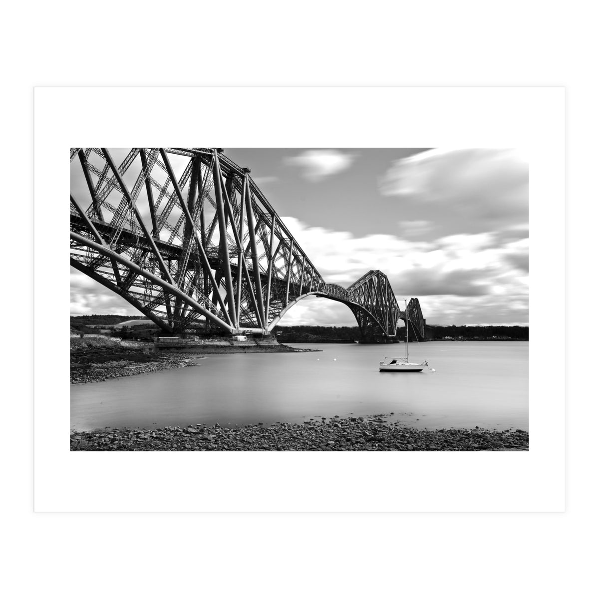 Forth Rail Bridge Seaside Architecture Seaside (Print Only)