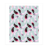 Bohemian pattern of feathers  (Print Only) thumbnail