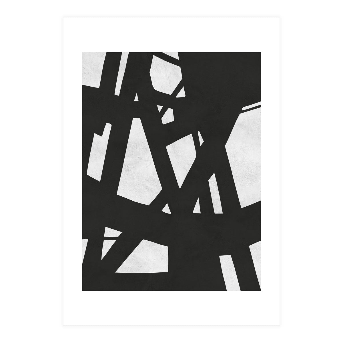 Expressionist black and white I (Print Only)