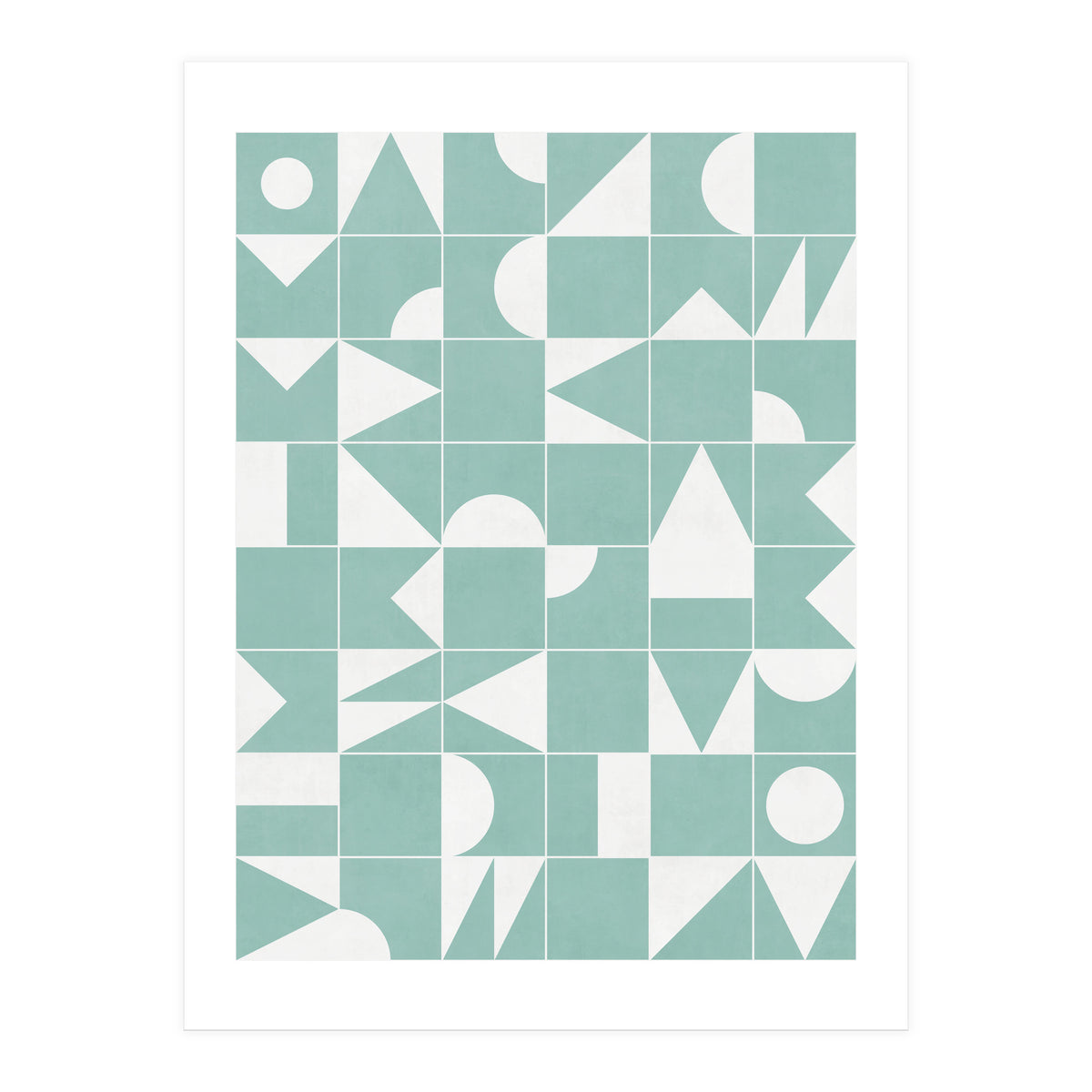 My Favorite Geometric Patterns No.16 - Light Blue (Print Only)