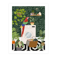 Tropical Laundry Room (Print Only)