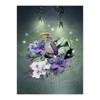 Floral Magic Hornbill  (Print Only)