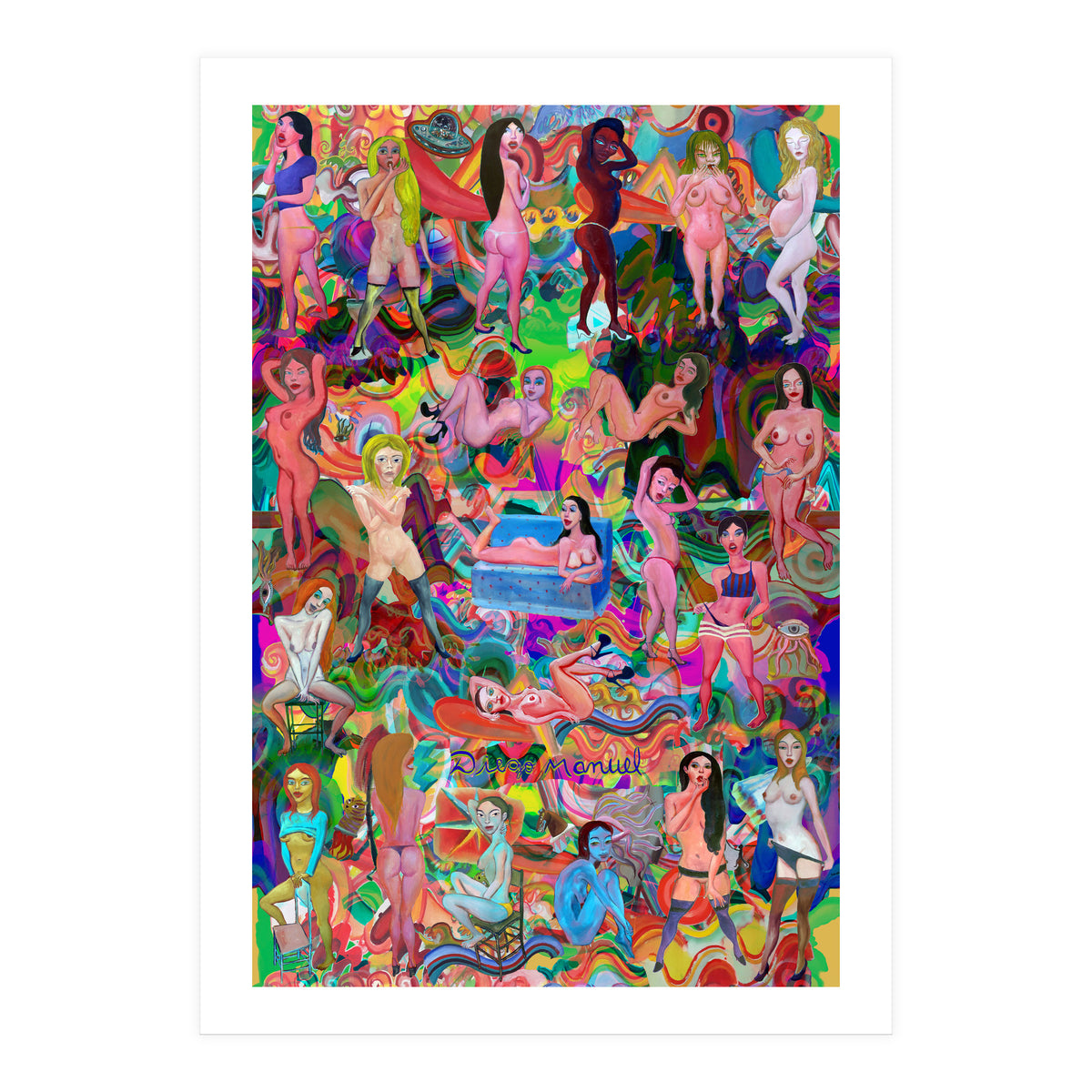 Chicas 3d 6 (Print Only)