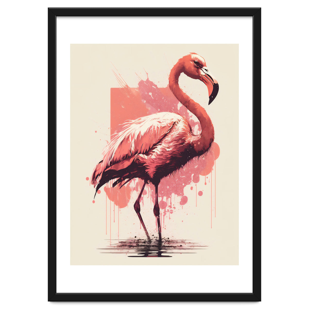 Flamingo Painting