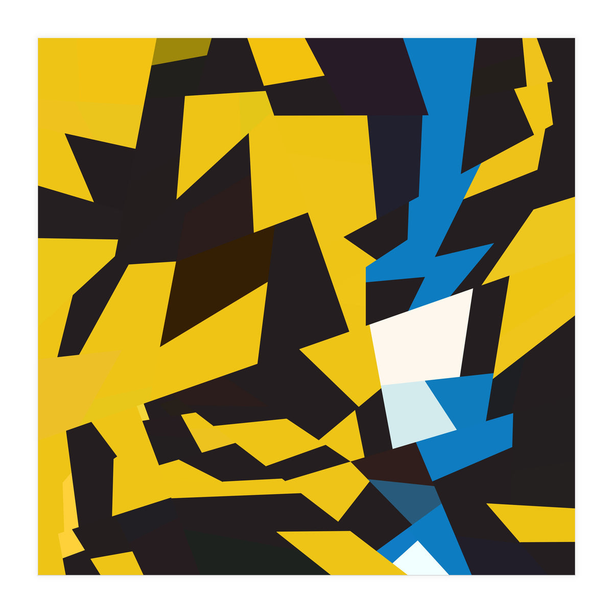 Blue and Yellow (Print Only)