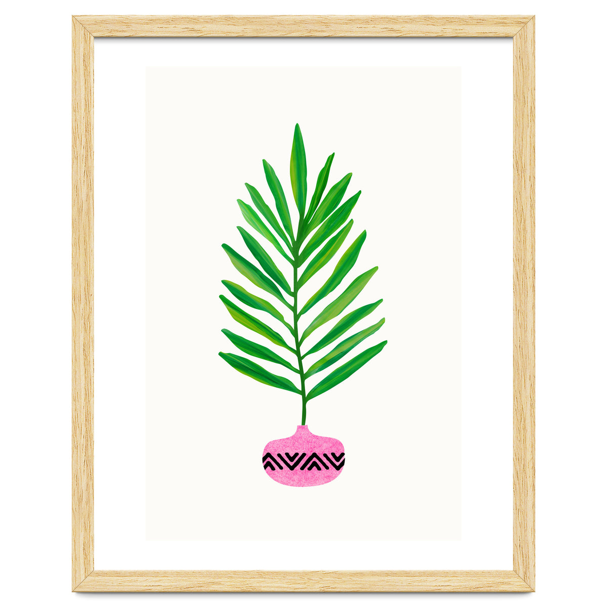 Modern Tropical Leaf