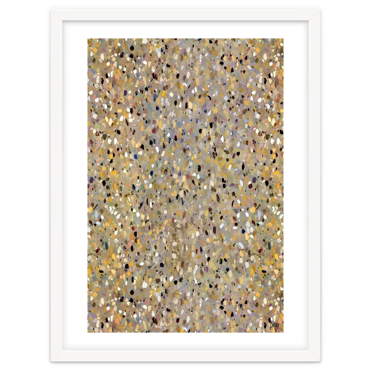 Golden Brown Terrazzo