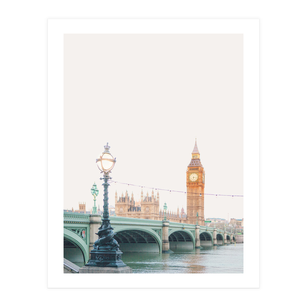 London Big Ben at Sunrise (Print Only)