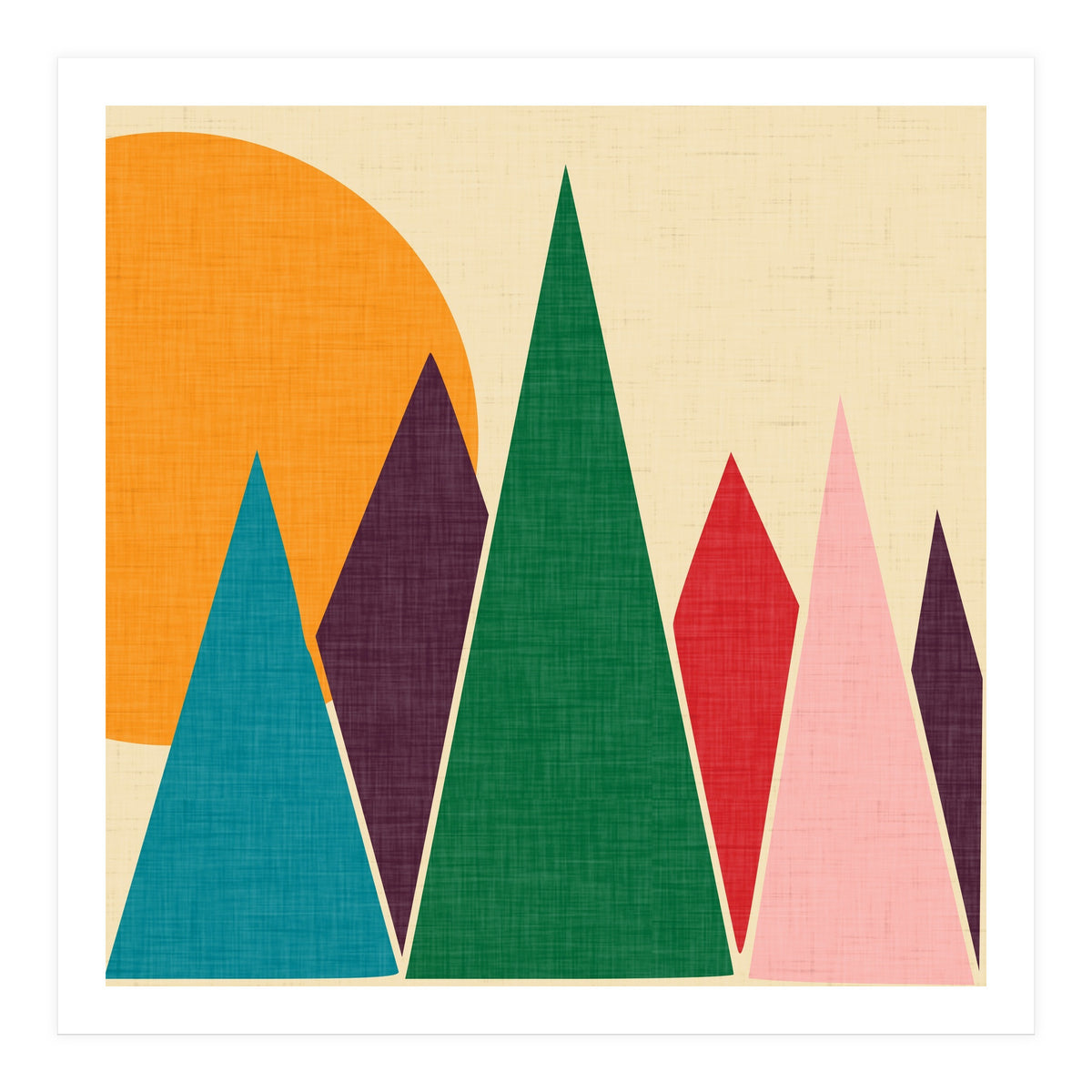 Wondering Solar Mountain  (Print Only)