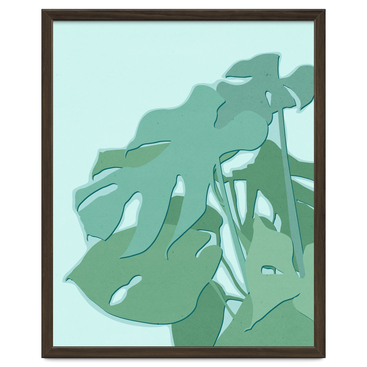 Minimal Monstera Leaves - Greener Eden