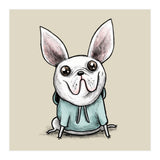 French Bulldog in a Hoodie (Print Only) thumbnail