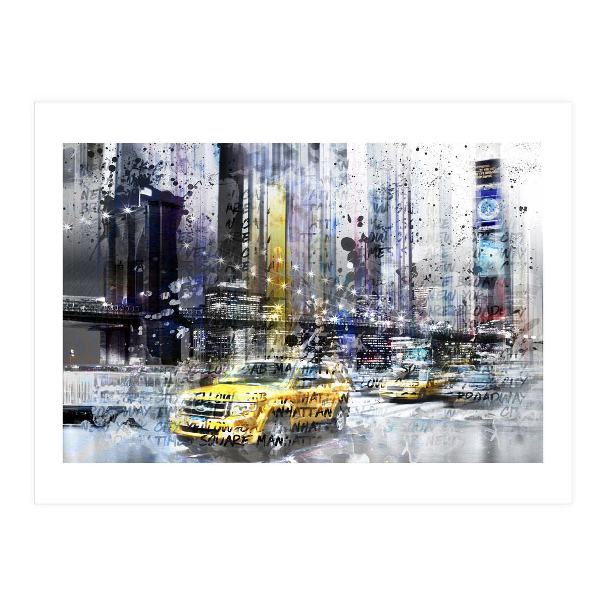 Modern Art NEW YORK Collage (Print Only)