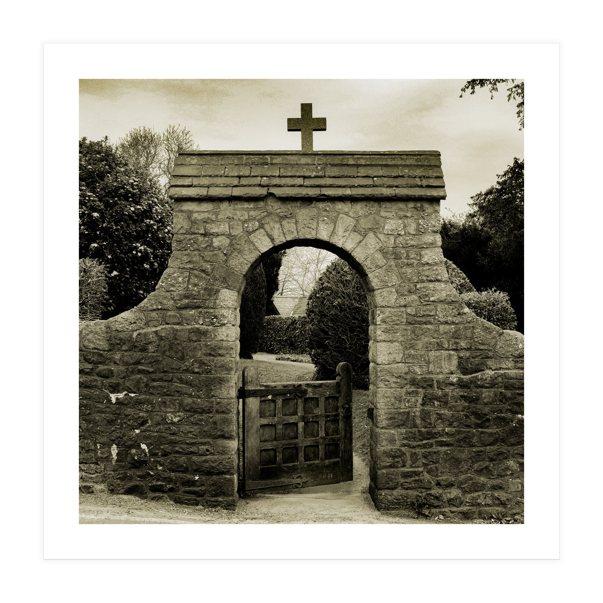The Churchyard gate (Print Only)