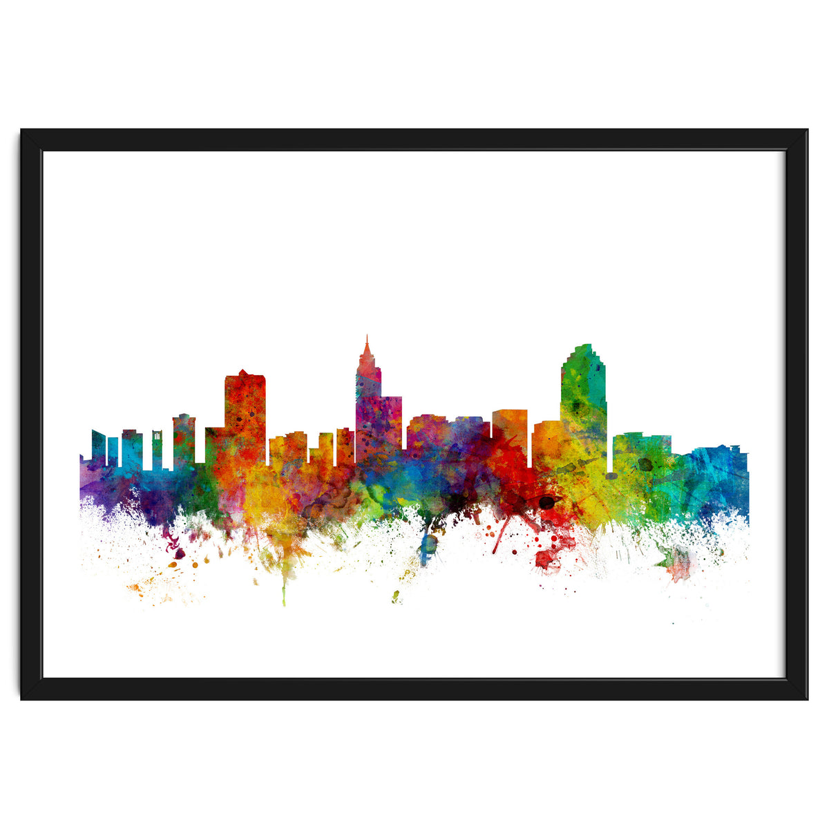 Raleigh North Carolina Skyline