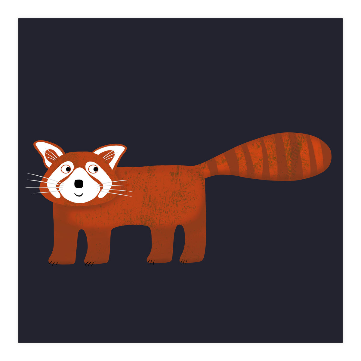 Red Panda Dark (Print Only)