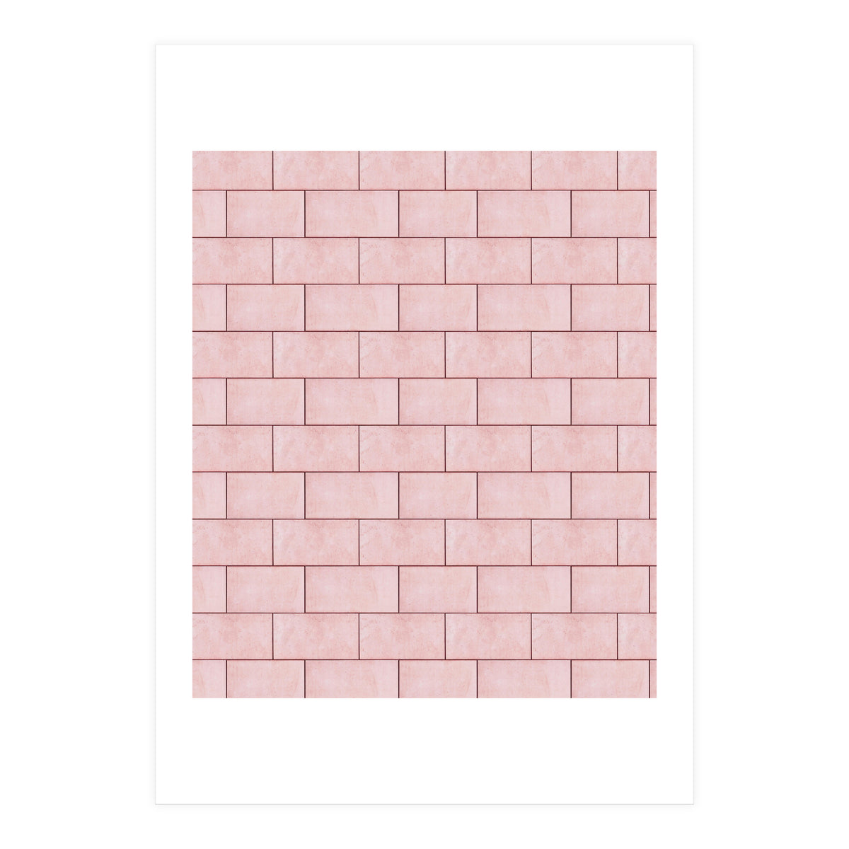 Blush Brick Imperfection (Print Only)