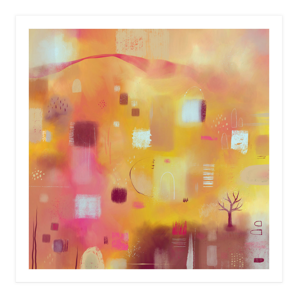 Allotments Near Rochester (Print Only)