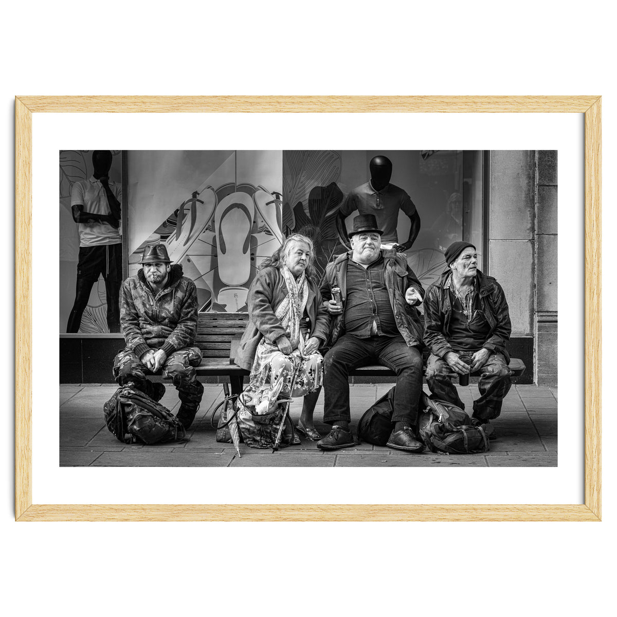 Three plus one locals at the Hat Fair