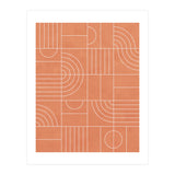 My Favorite Geometric Patterns No.23 - Coral (Print Only) thumbnail