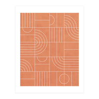 My Favorite Geometric Patterns No.23 - Coral (Print Only)