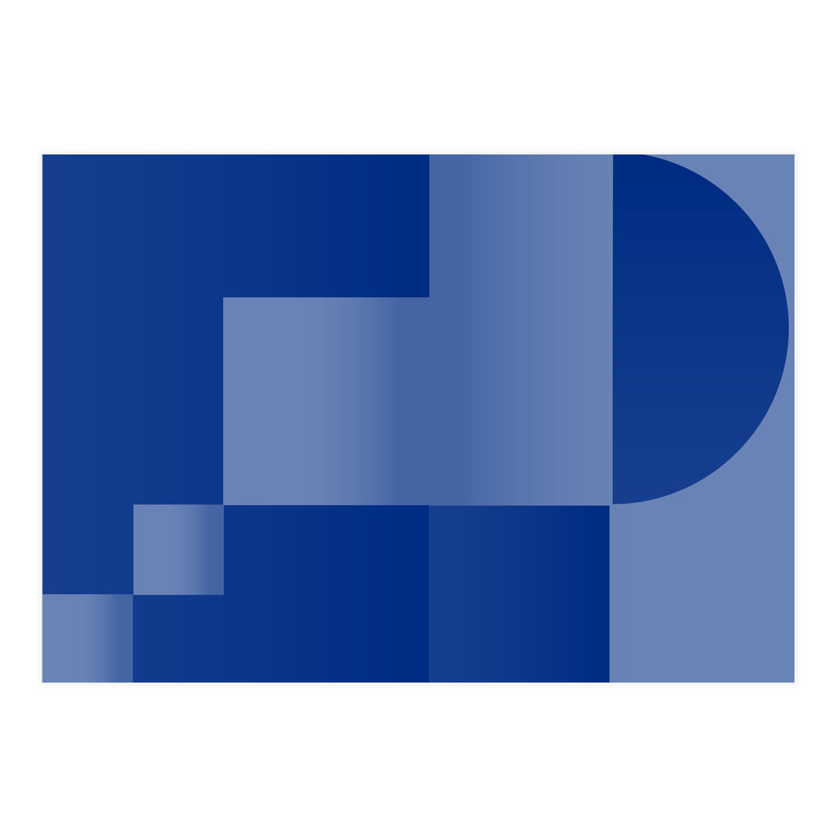 Beach at night | abstract modern (Print Only)