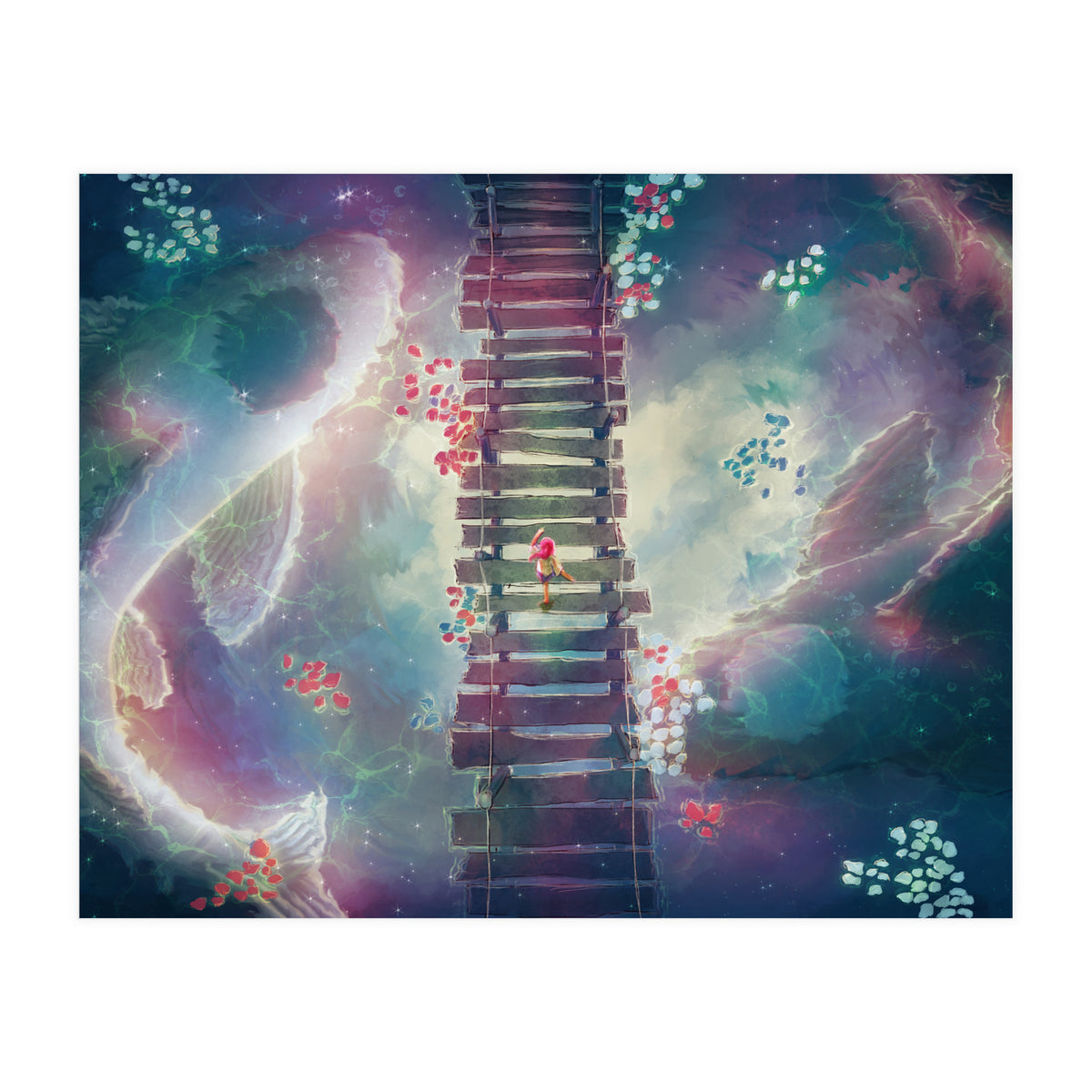 Walking Through Sun, Moon, and Stars (Print Only)