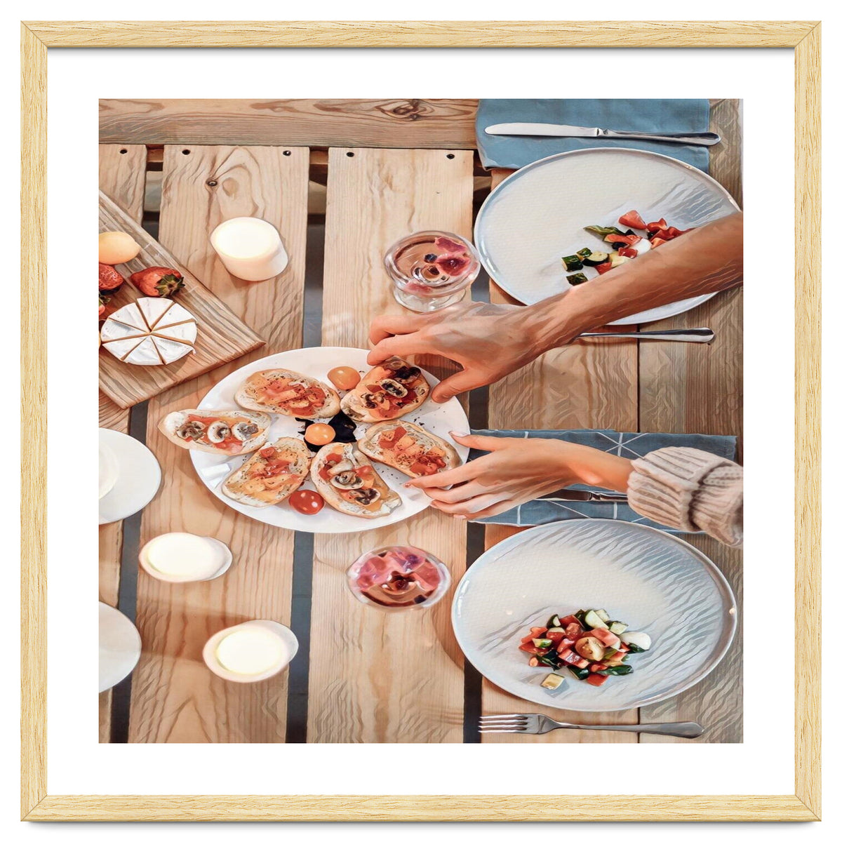 A Beautiful Table Italian Food