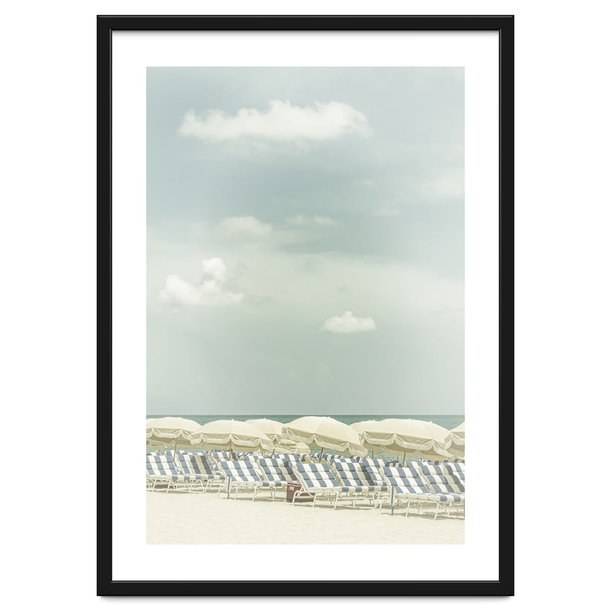 Vintage beach scene