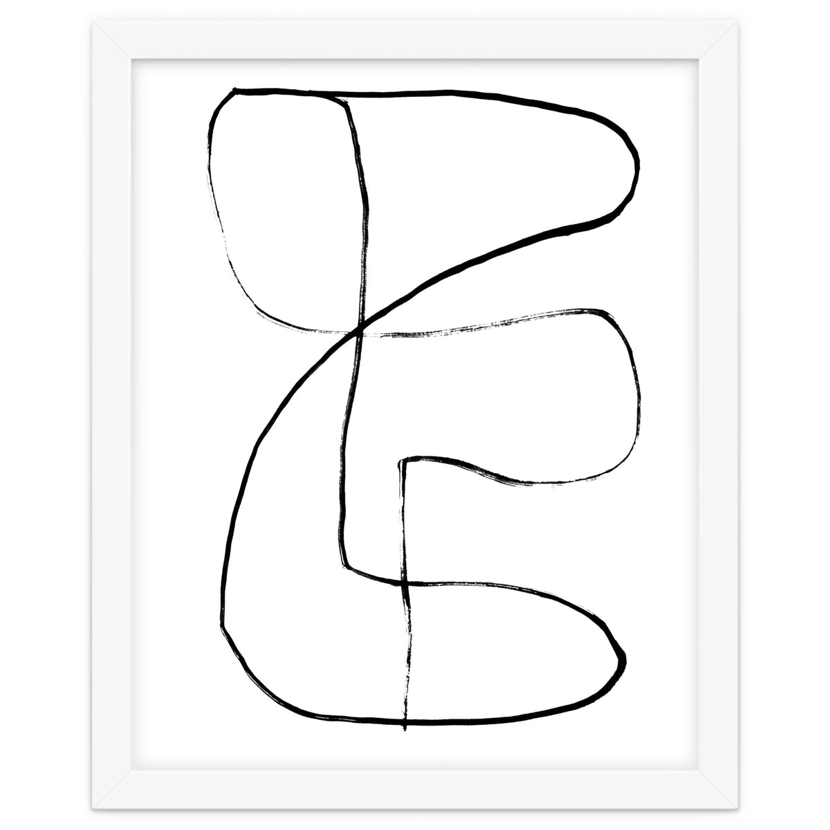 Mid-Century Line Art Print #1