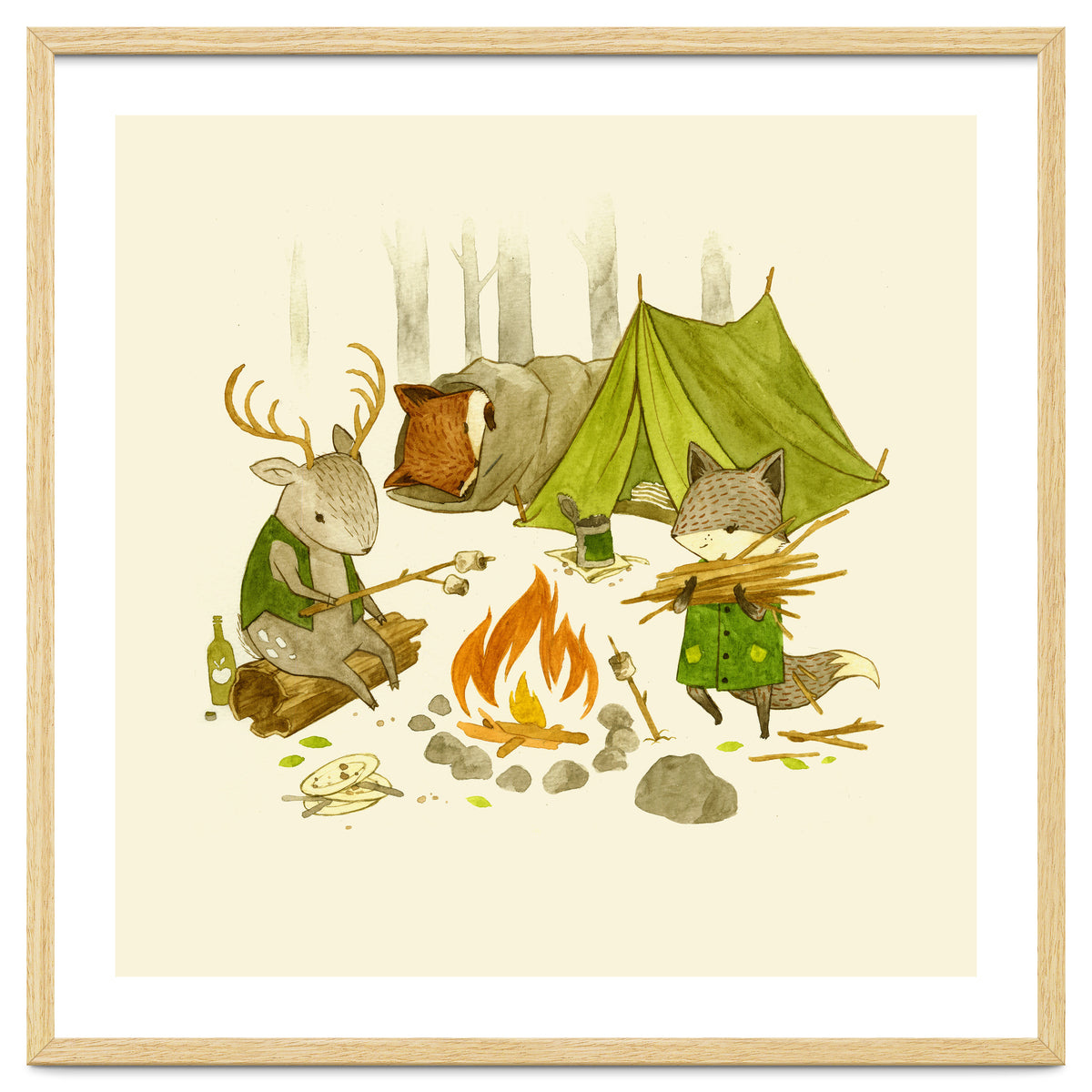 Camping In The Woods